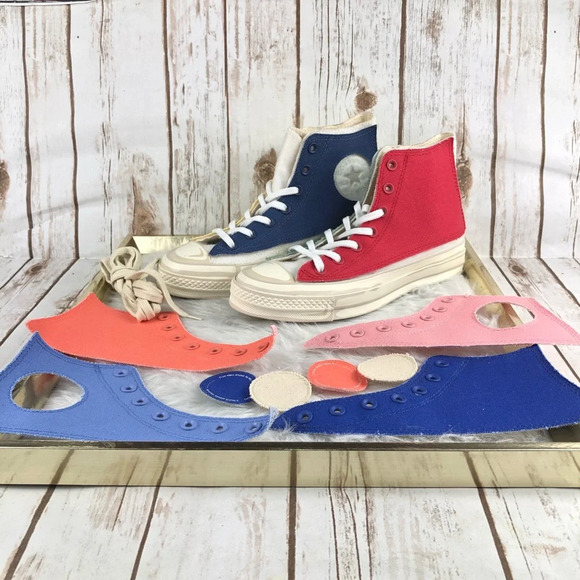 Converse Joshua Vides x Chuck 70 Hi Interchangeable Panels Multicolor Sneakers - Picture 2 of 15